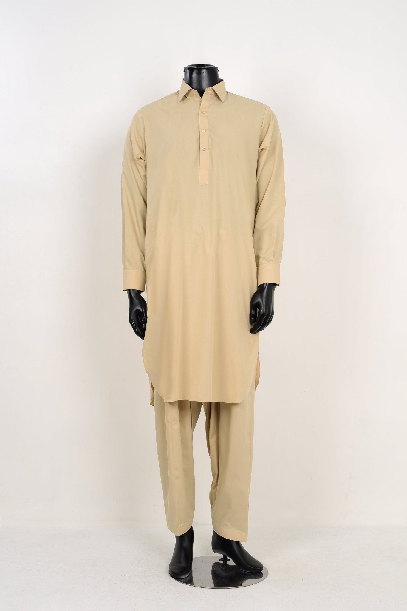 CARAMEL SHALWAR KAMEEZ - Unstitched Fabrics by Naseeb Nasrat