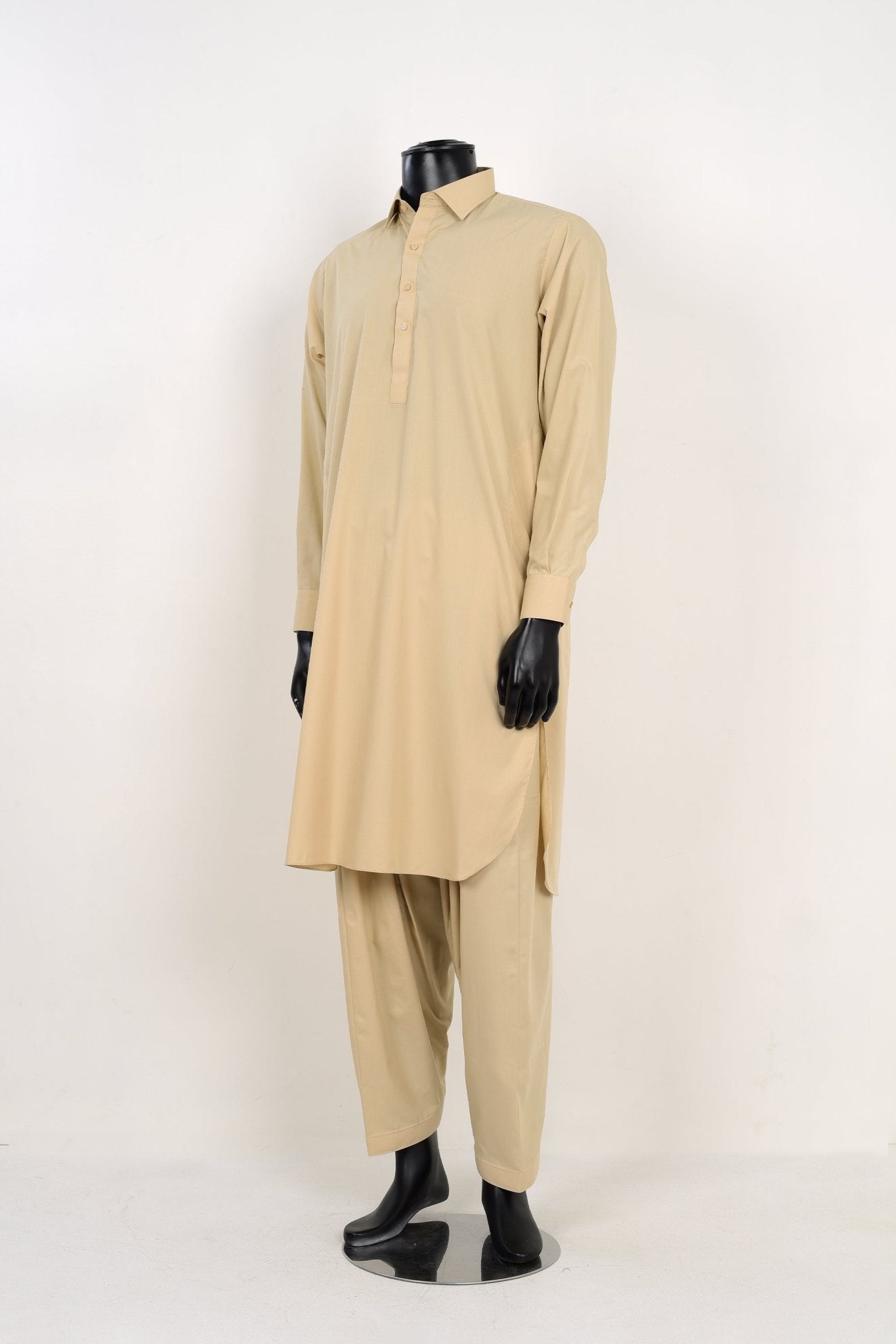 CARAMEL SHALWAR KAMEEZ - Unstitched Fabrics by Naseeb Nasrat