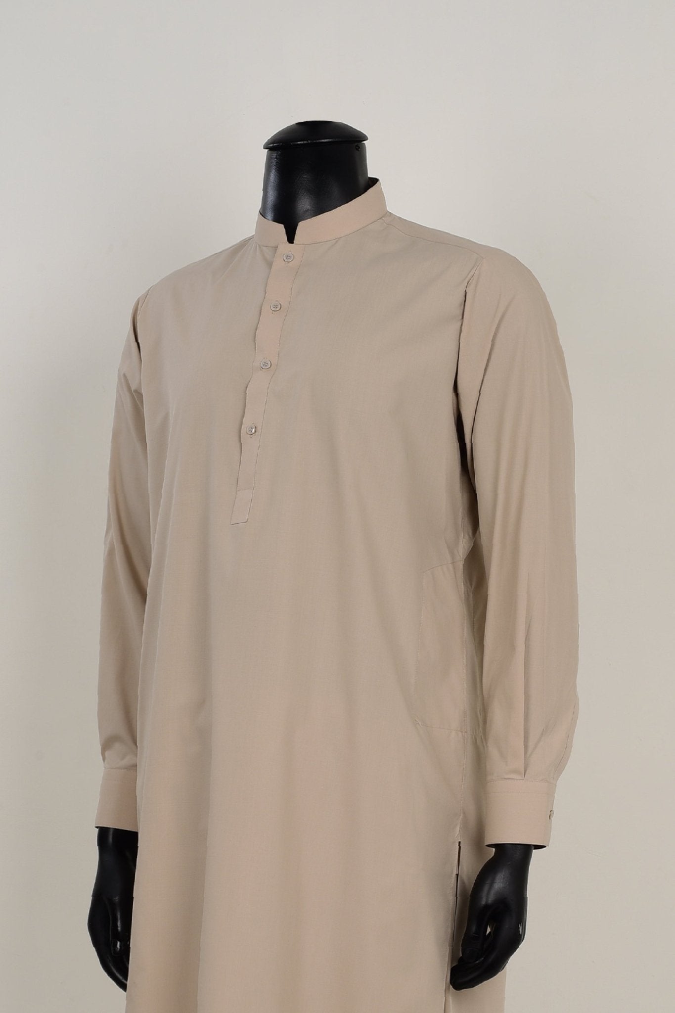 ALMOND SHALWAR KAMEEZ - Unstitched Fabrics by Naseeb Nasrat