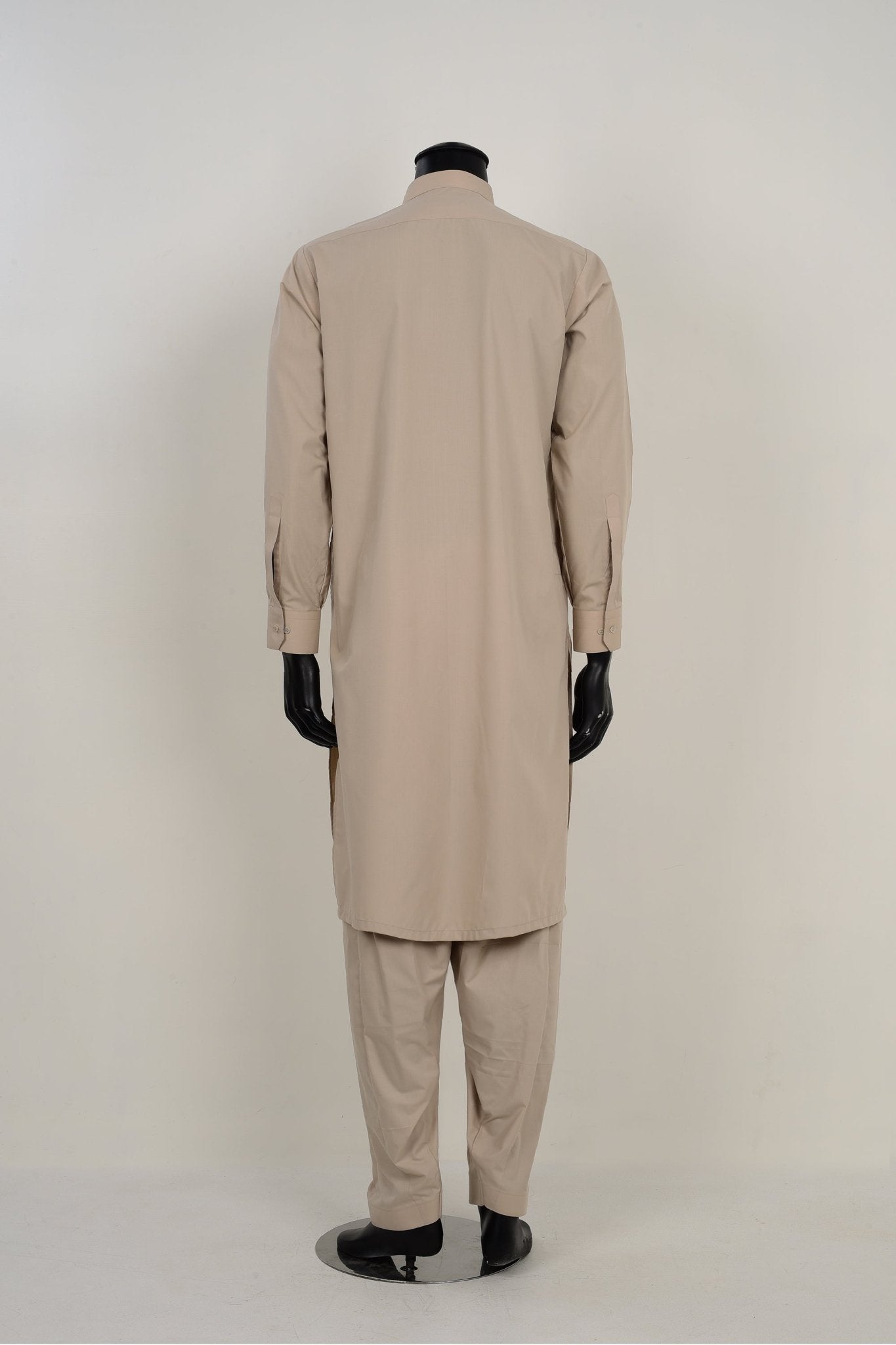 ALMOND SHALWAR KAMEEZ - Unstitched Fabric by Naseeb Nasrat