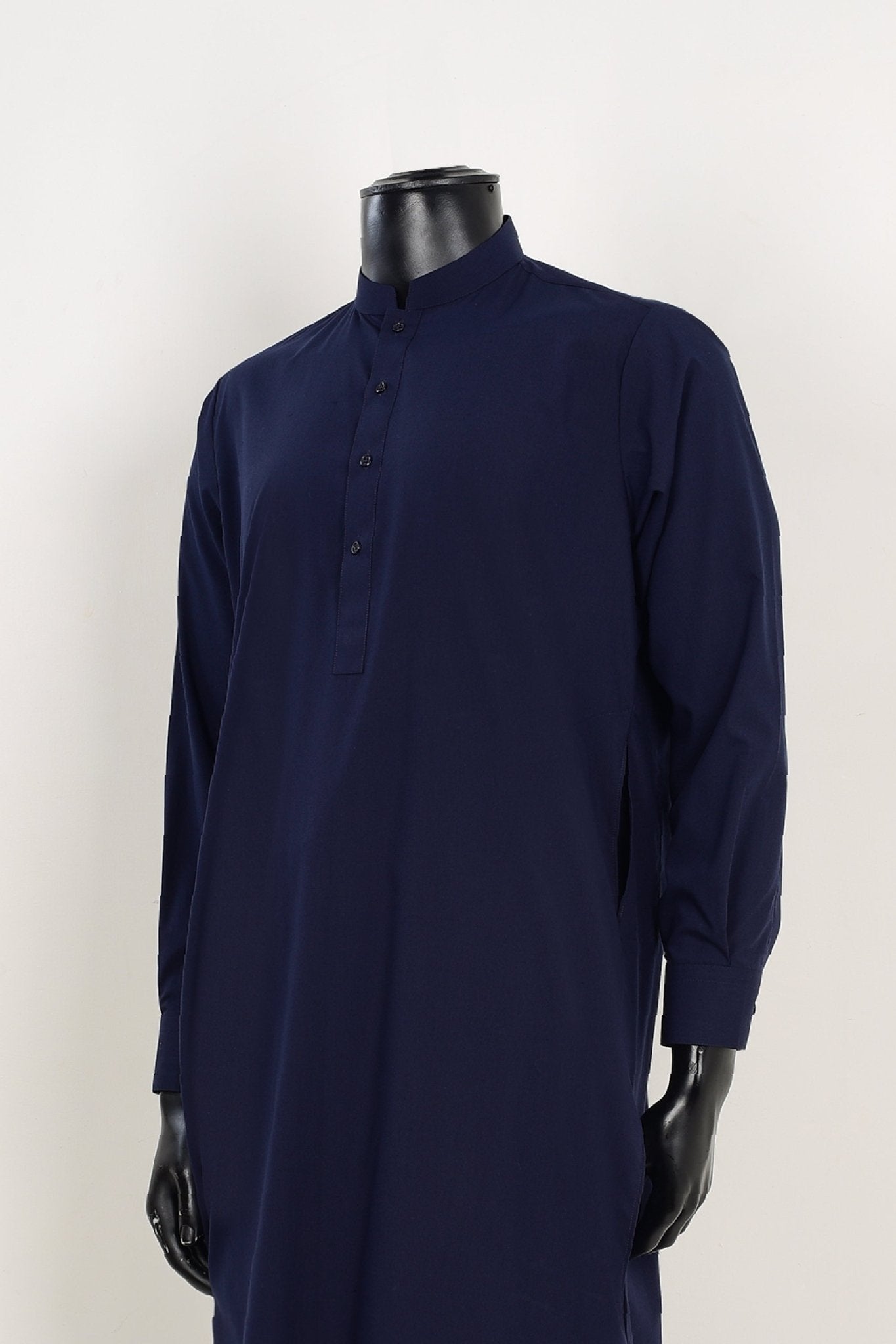 ROYAL BLUE SHALWAR KAMEEZ - Unstitched Fabrics by Naseeb Nasrat